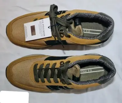 Zapatillas beige U.S. Polo Assn - miniatura 3