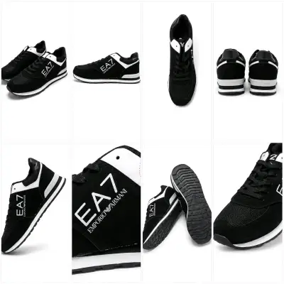 Zapatillas deportivas blancas y negras, - miniatura 4