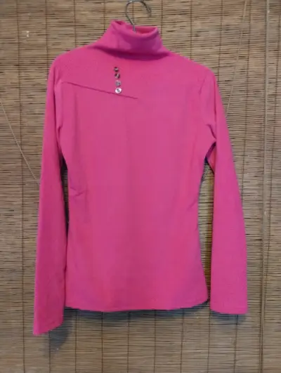Jersey fucsia con cuello alto - miniatura 1