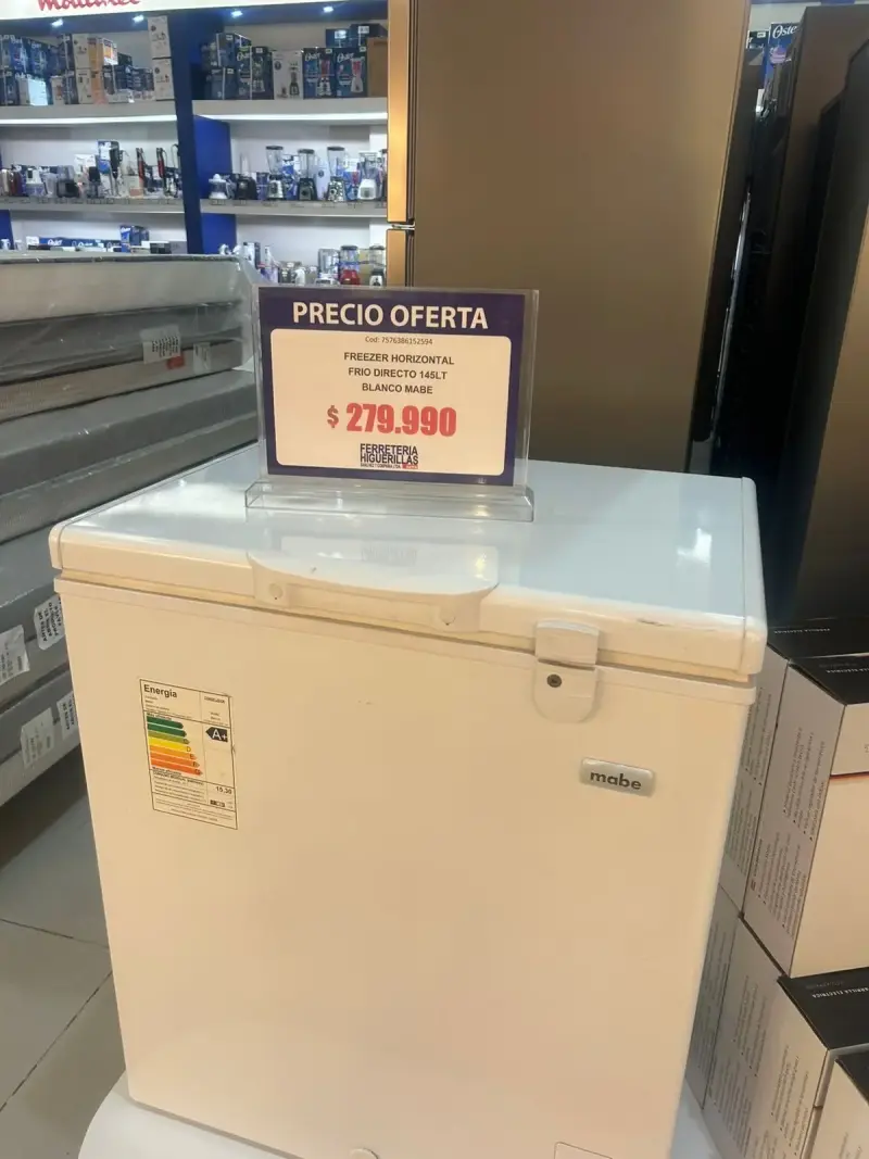 Congelador blanco marca Maigas - 6