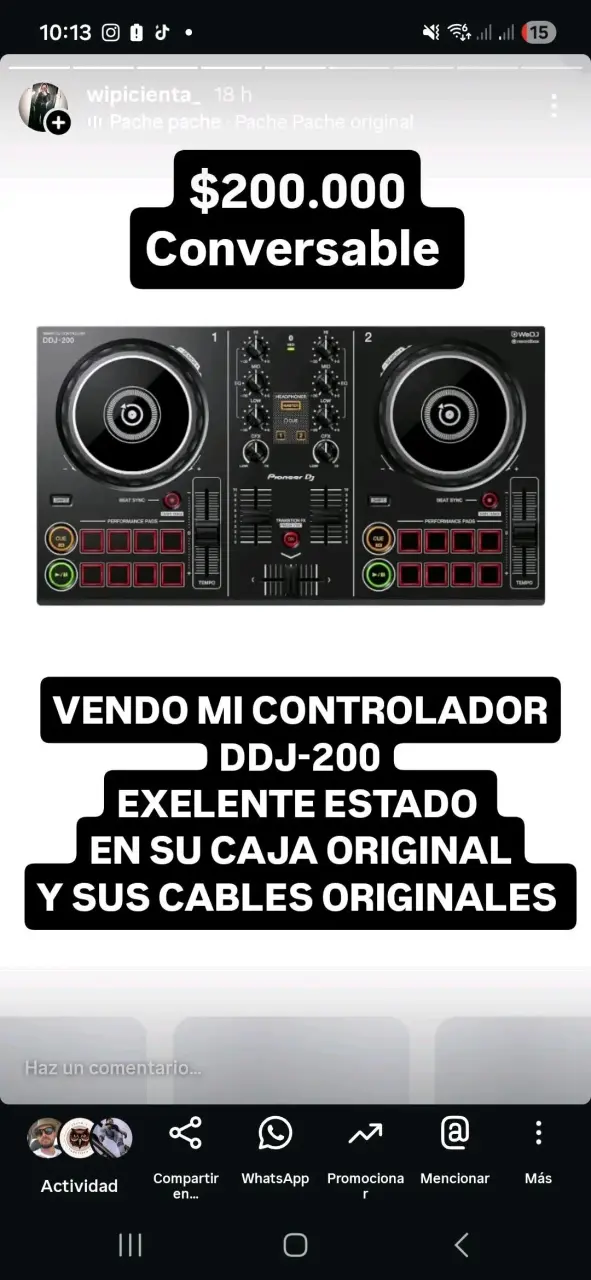 Controlador DJ DDJ-200