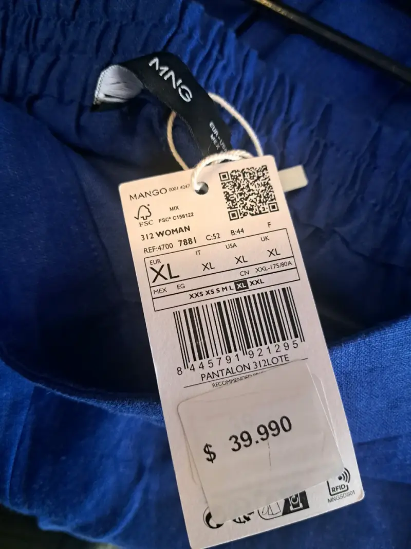 Pantalones culotte azul - 3