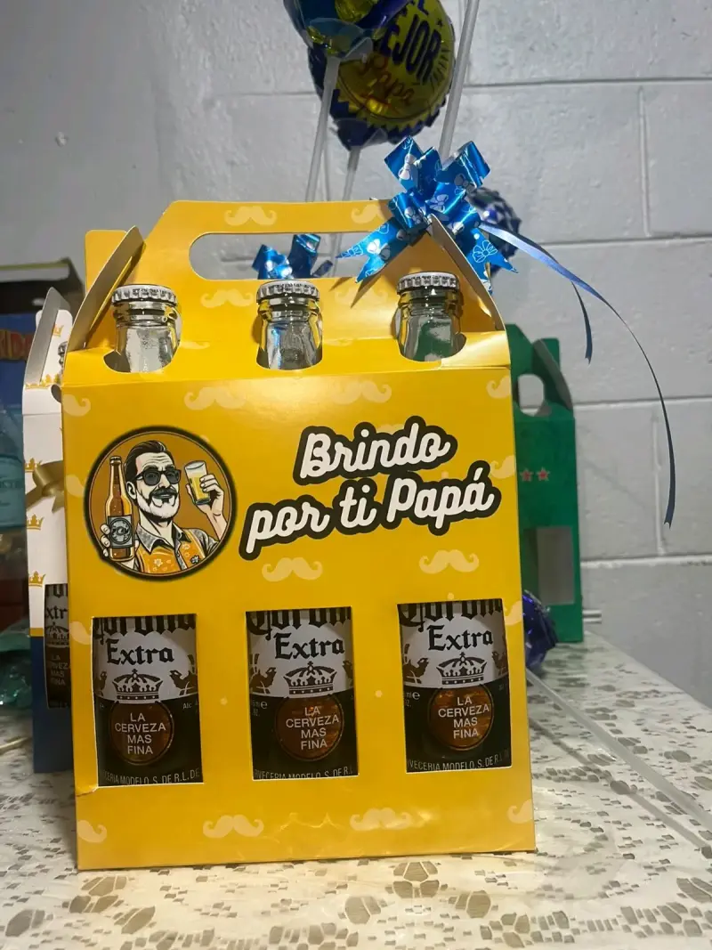 Set de cervezas en caja temática - 1