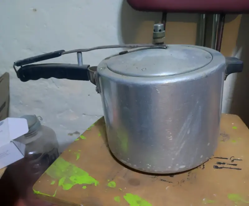 Olla a presión de aluminio