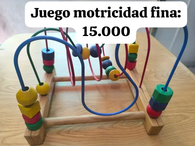 Juego de motricidad fina infantil