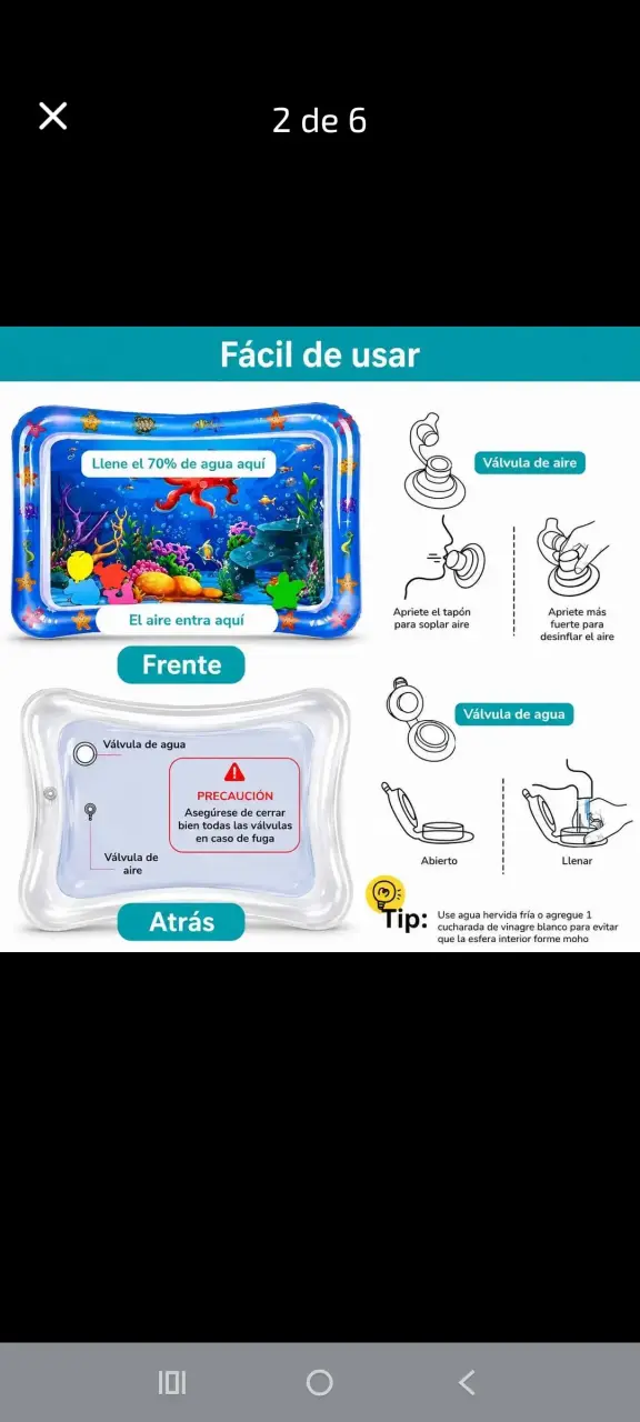 Alfombra de agua inflable infantil - 2