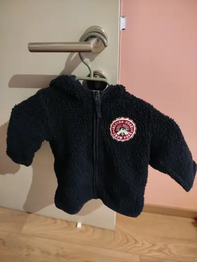Chaqueta polar azul bebé - miniatura 1
