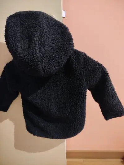 Chaqueta polar azul bebé - miniatura 2