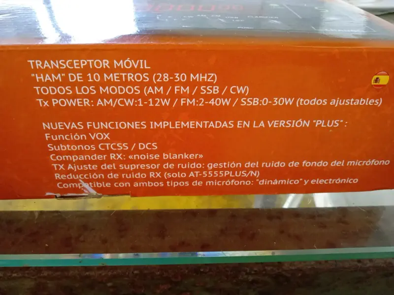 Transceptor móvil AnyTone AT-5555PLUS - 5