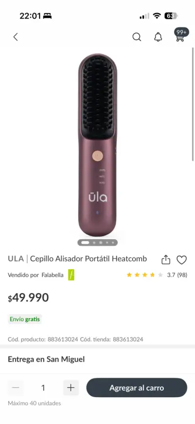 Cepillo alisador portátil ULA - miniatura 1