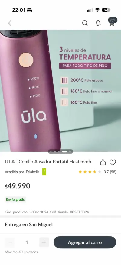 Cepillo alisador portátil ULA - miniatura 4