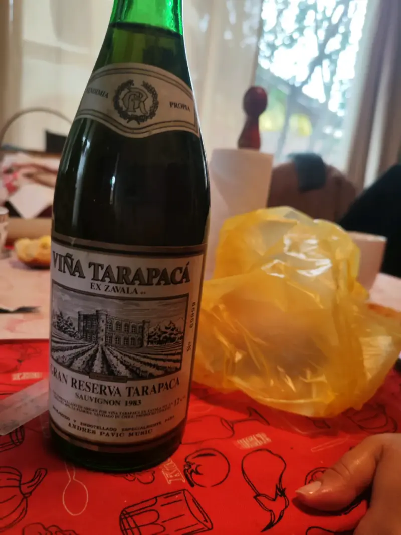 Vino Gran Reserva Tarapacá 1983