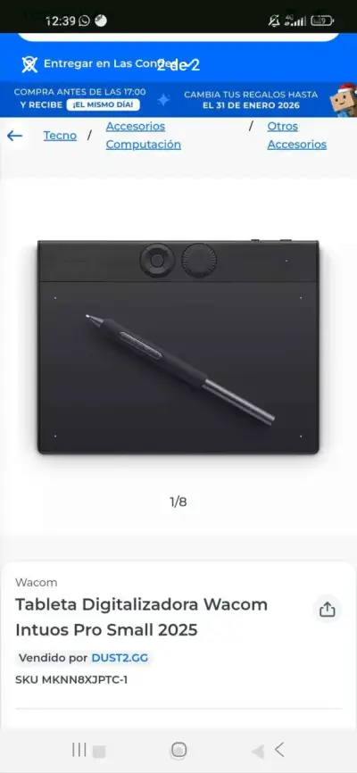 Tableta Digitalizadora Wacom Intuos Pro - miniatura 1
