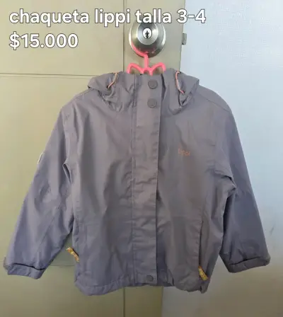 Chaqueta infantil gris 3-4 años - miniatura 3