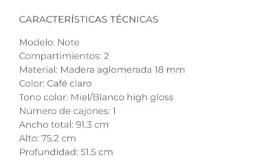 Escritorio blanco moderno - miniatura 5