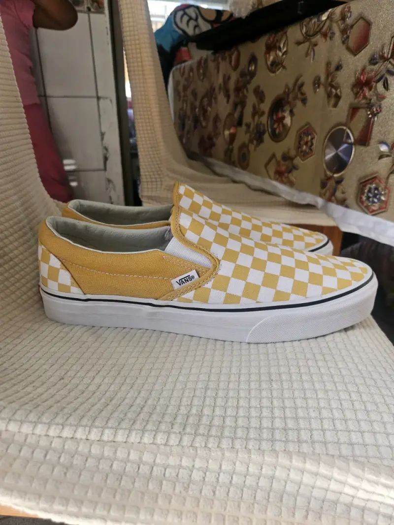 Zapatillas slip-on a cuadros - 5