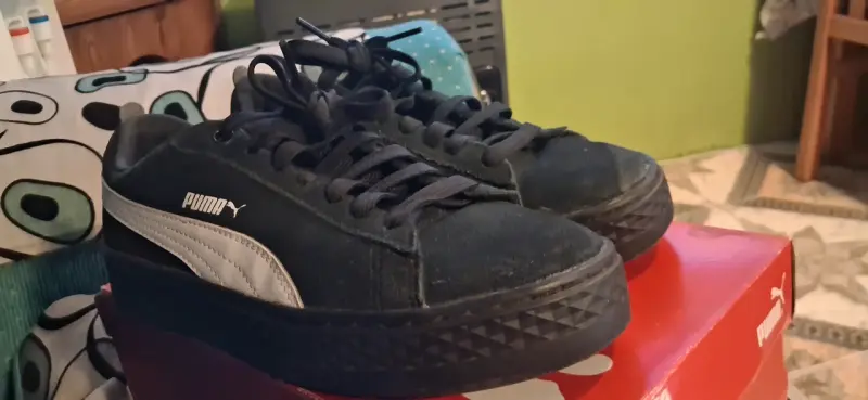 Zapatillas negras Puma usadas - 2