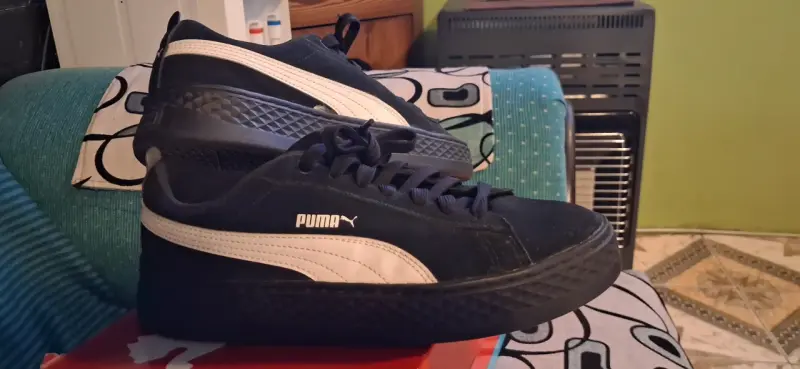Zapatillas negras Puma usadas - 4