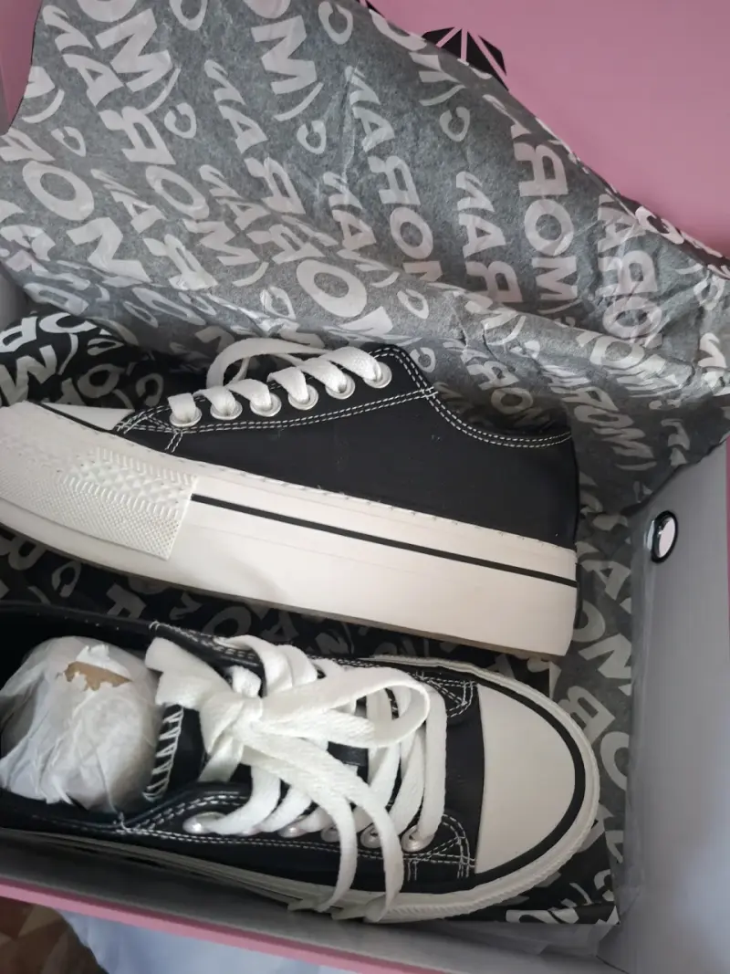Zapatillas negras con plataforma N•35 - 2