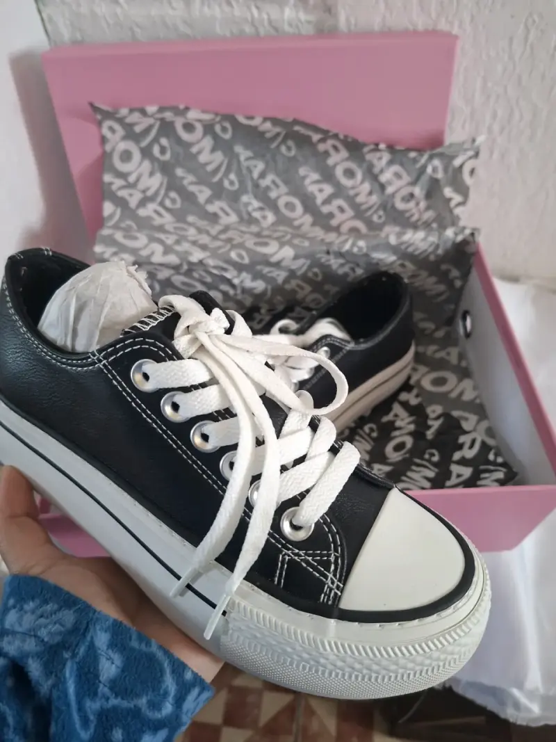 Zapatillas negras con plataforma N•35 - 4