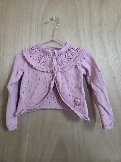 Chaqueta de bebé rosada - miniatura 1