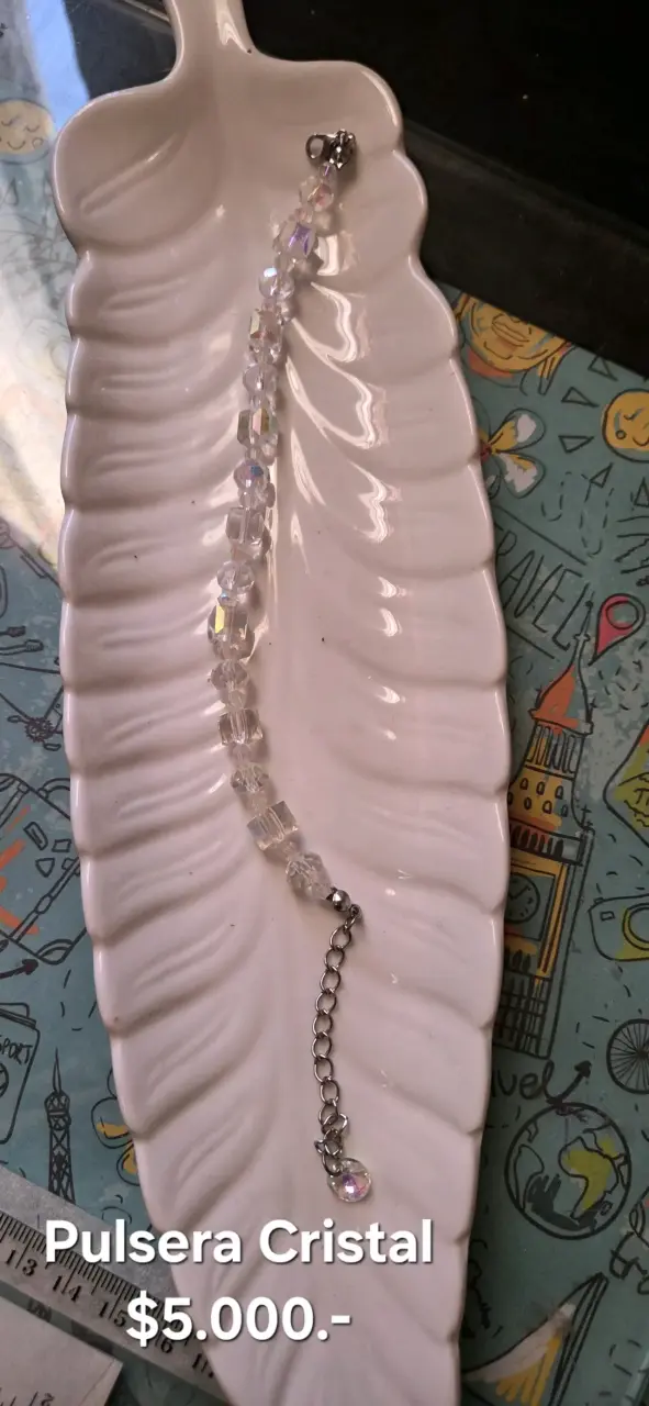 Pulsera de cristal elegante