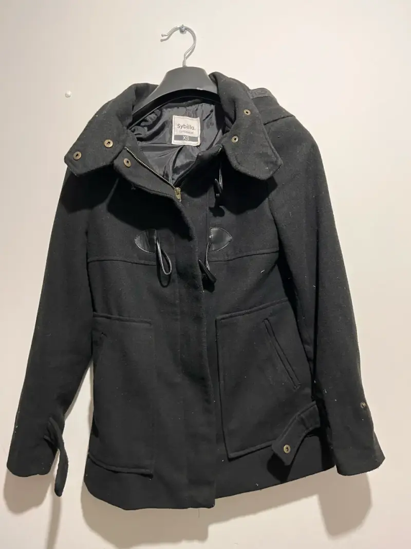 Abrigo negro Sybilla XS - 2