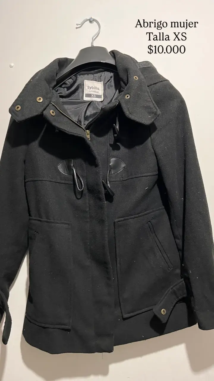 Abrigo negro Sybilla XS - 3