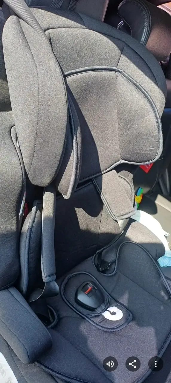 Silla infantil para auto negra