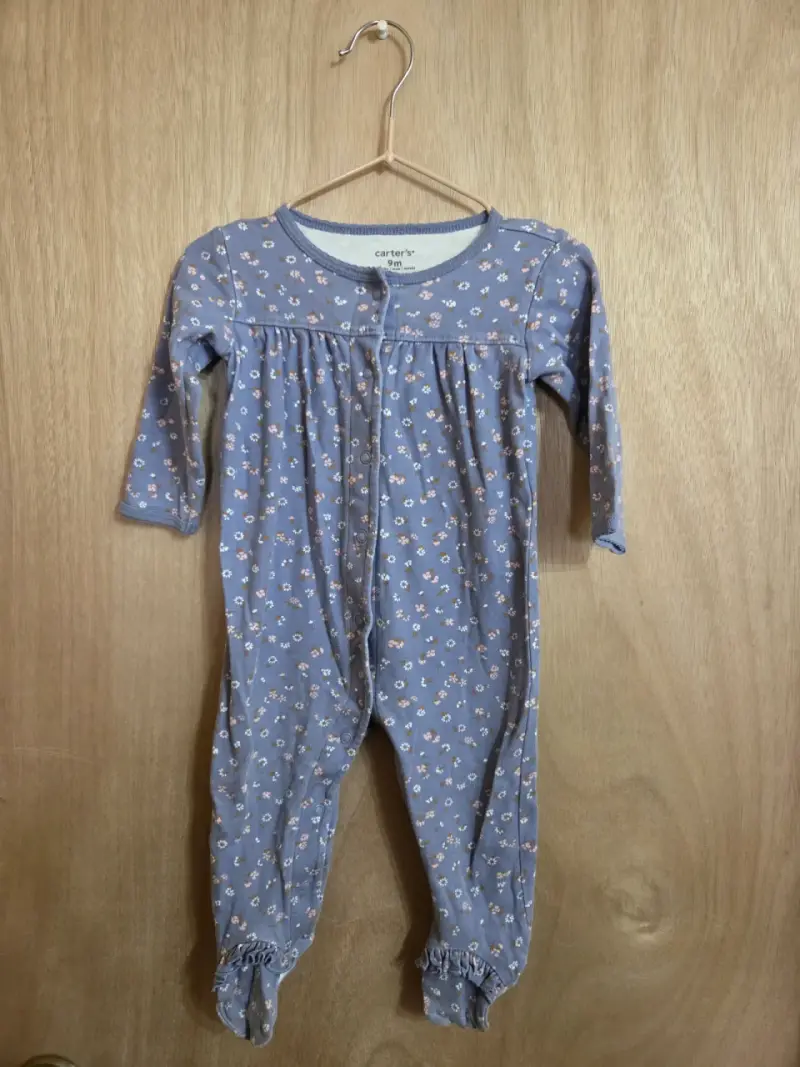 Pijamas enteritos floral para bebé
