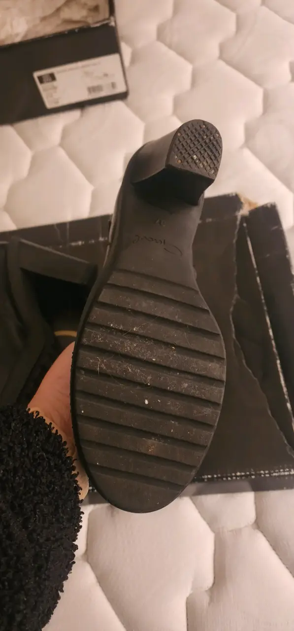 Botines negros de cuero gacel - 2