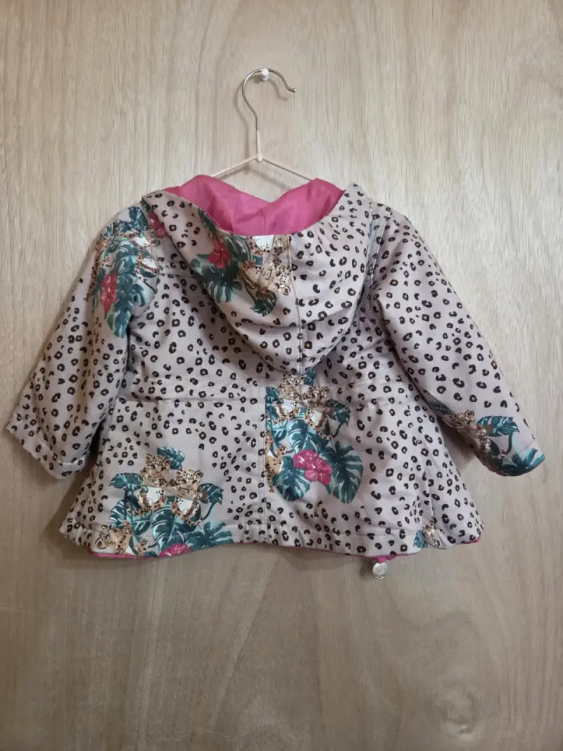 Chaqueta rosada reversible - 4