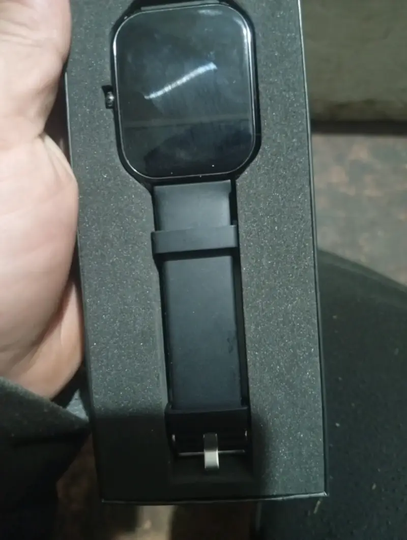 Reloj inteligente negro