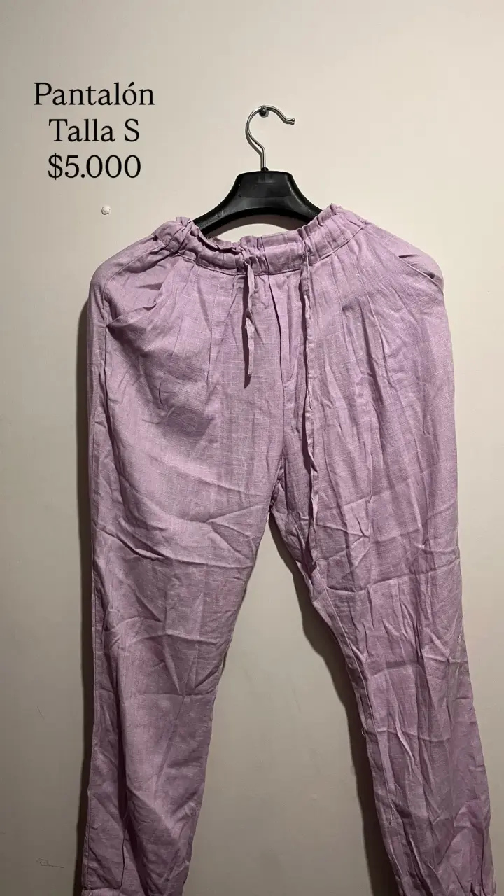 Pantalón lila talla S