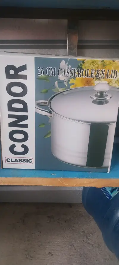 Olla de acero inoxidable 26 cm marca condor - miniatura 1
