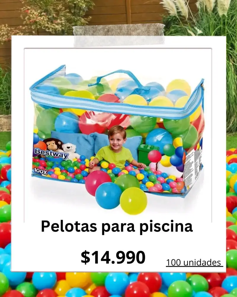 Pelotas para piscina Bestway