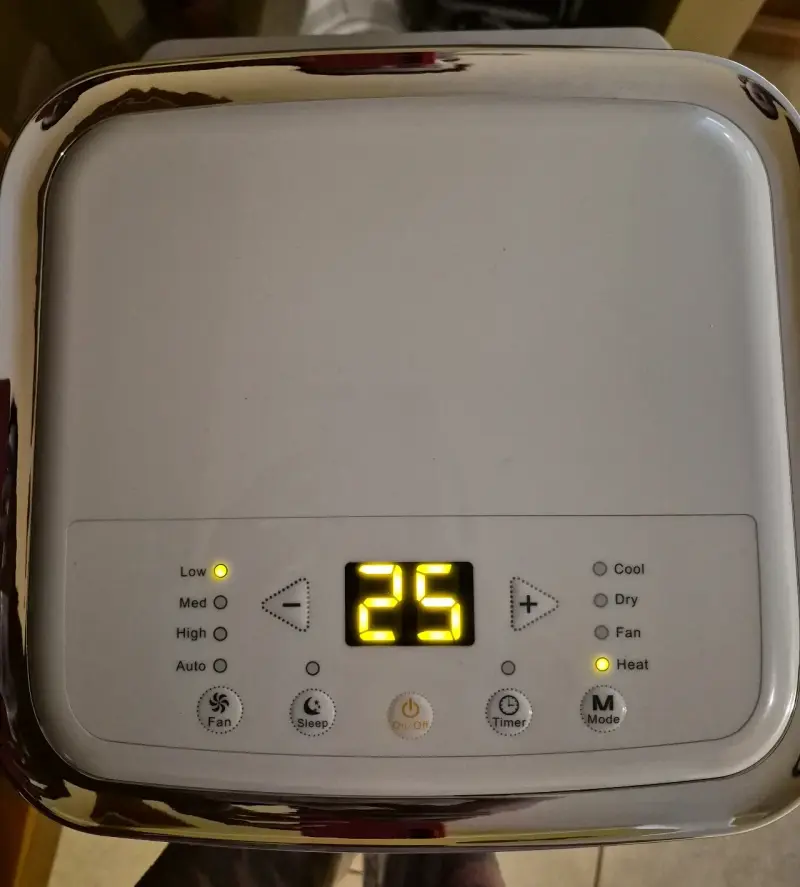 Aire acondicionado portátil Anwo 12.000 BTU - 5