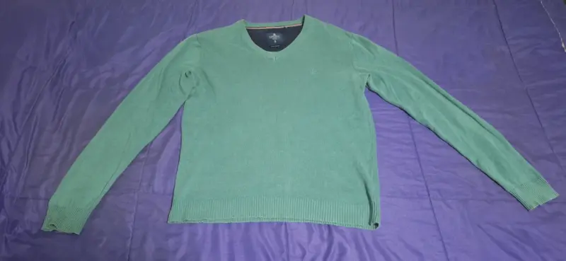 Suéter verde de hombre talla S - 1