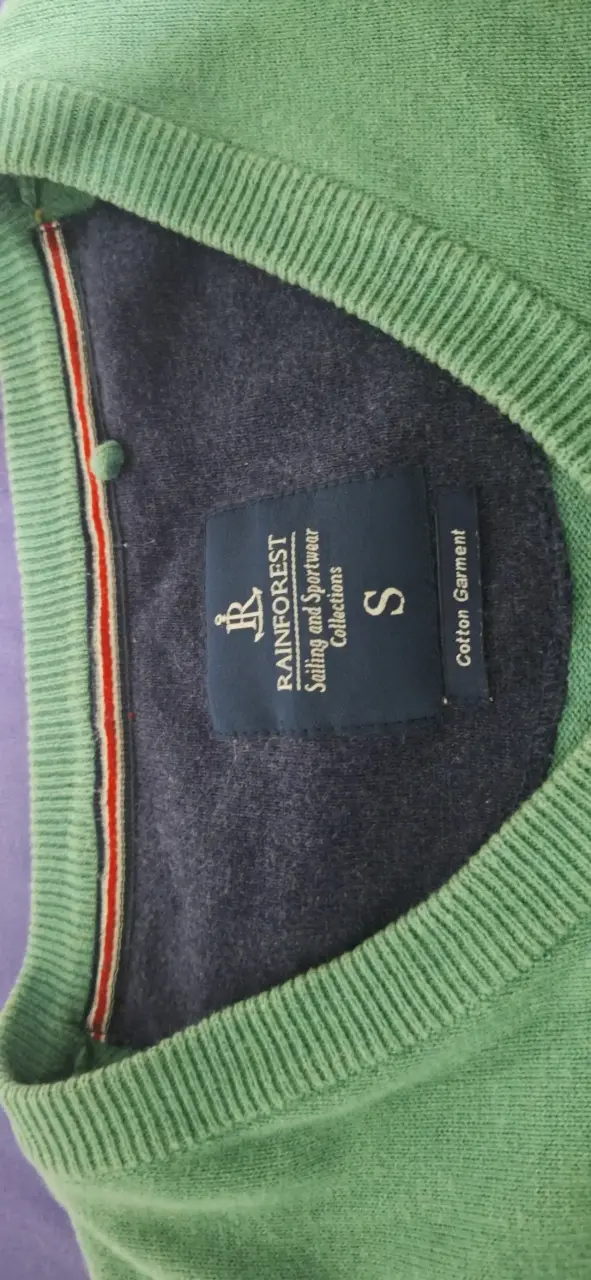Suéter verde de hombre talla S - 2