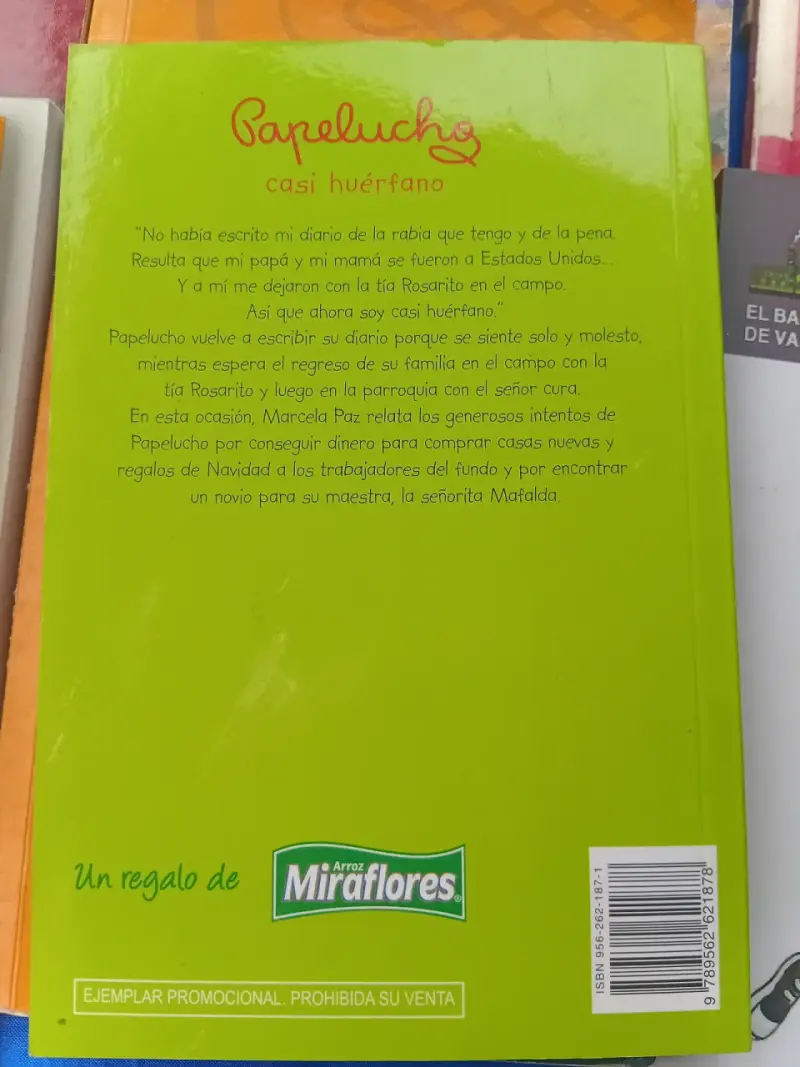 Libro Papelucho Casi Huérfano - 2
