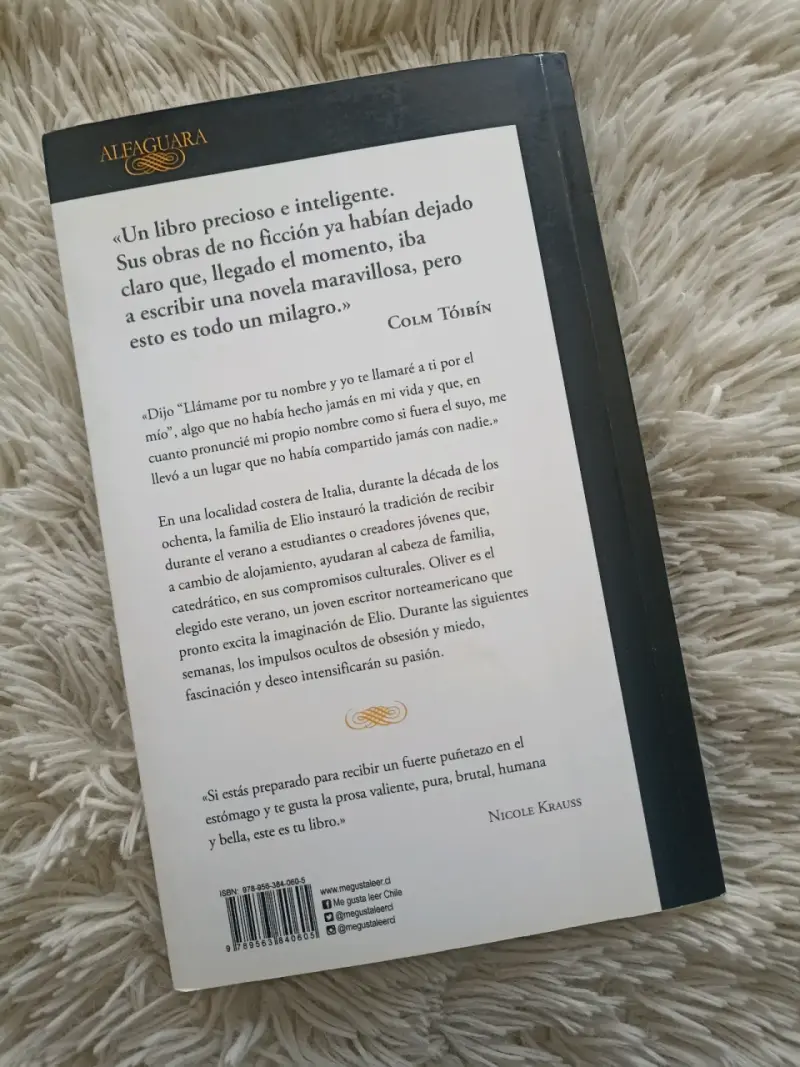 Libro 'Llámame por tu nombre' de André Aciman - 2