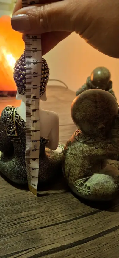 Figuras decorativas de Buda y vela - miniatura 6