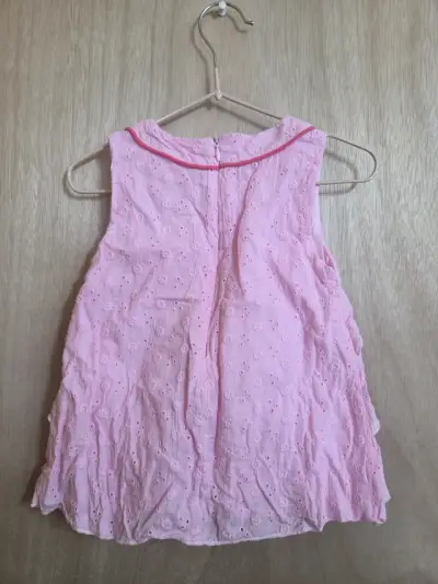 Vestido rosado para niña - miniatura 2
