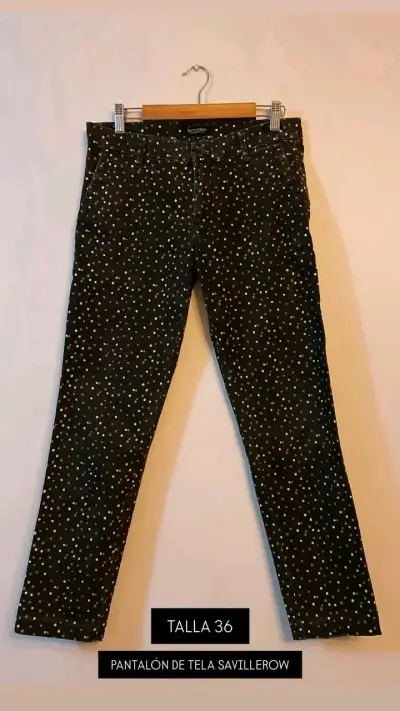 Pantalón de tela Savillerow estampado - miniatura 1
