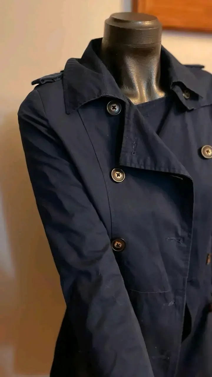 Gabardina azul marino Alaniz - 2
