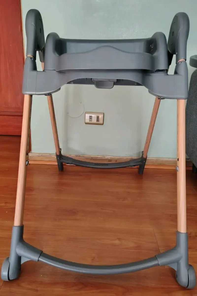 Silla de comer para bebé gris - 3