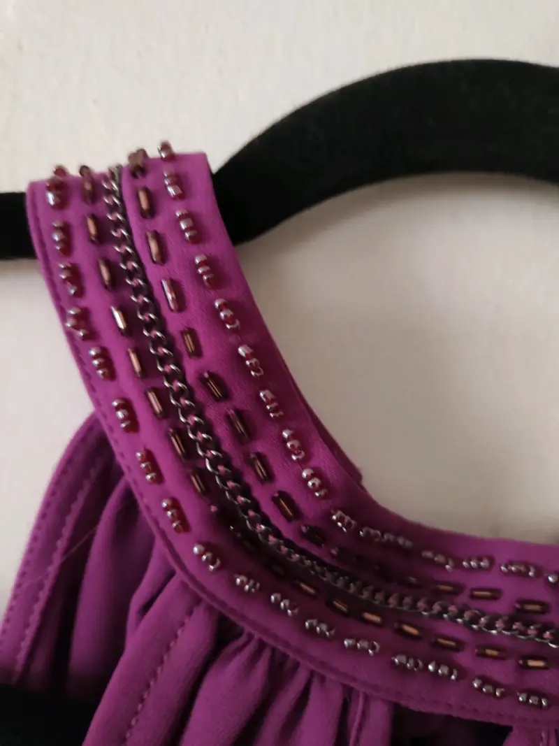 Blusa morada elegante - 2