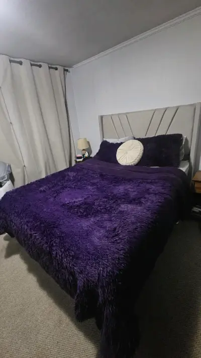 Cama + colchón+ respaldo + base - miniatura 4