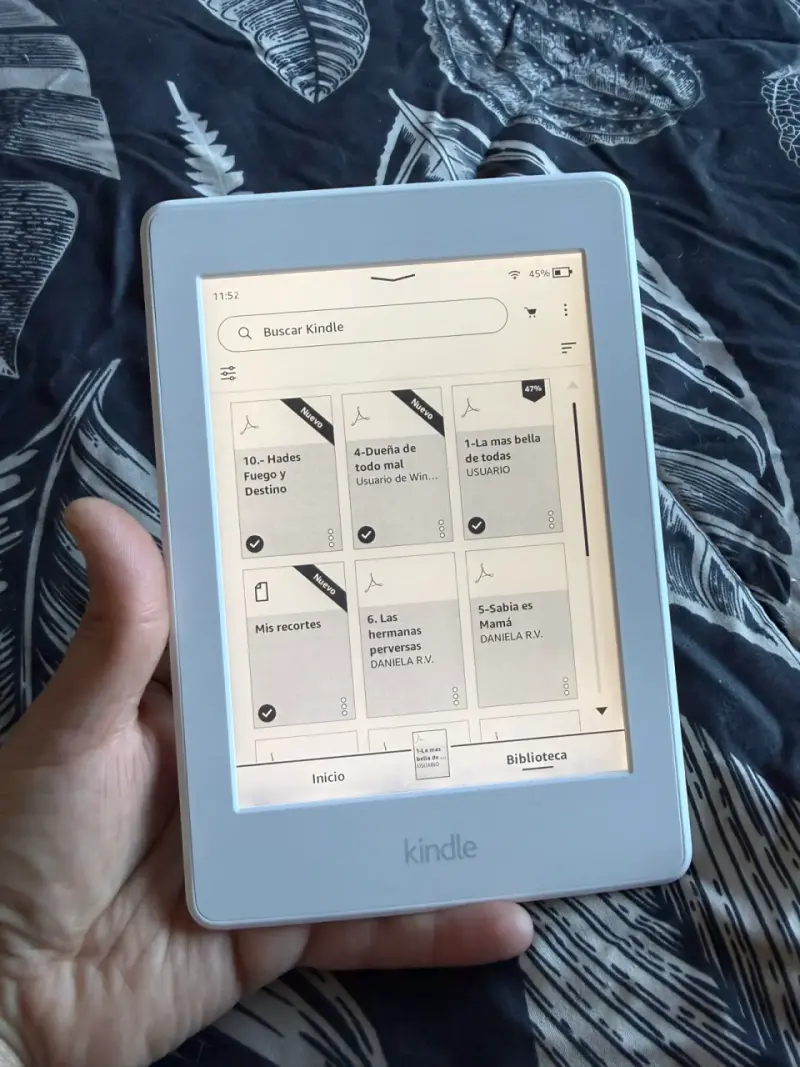 Kindle Paperwhite Amazon con funda - 3