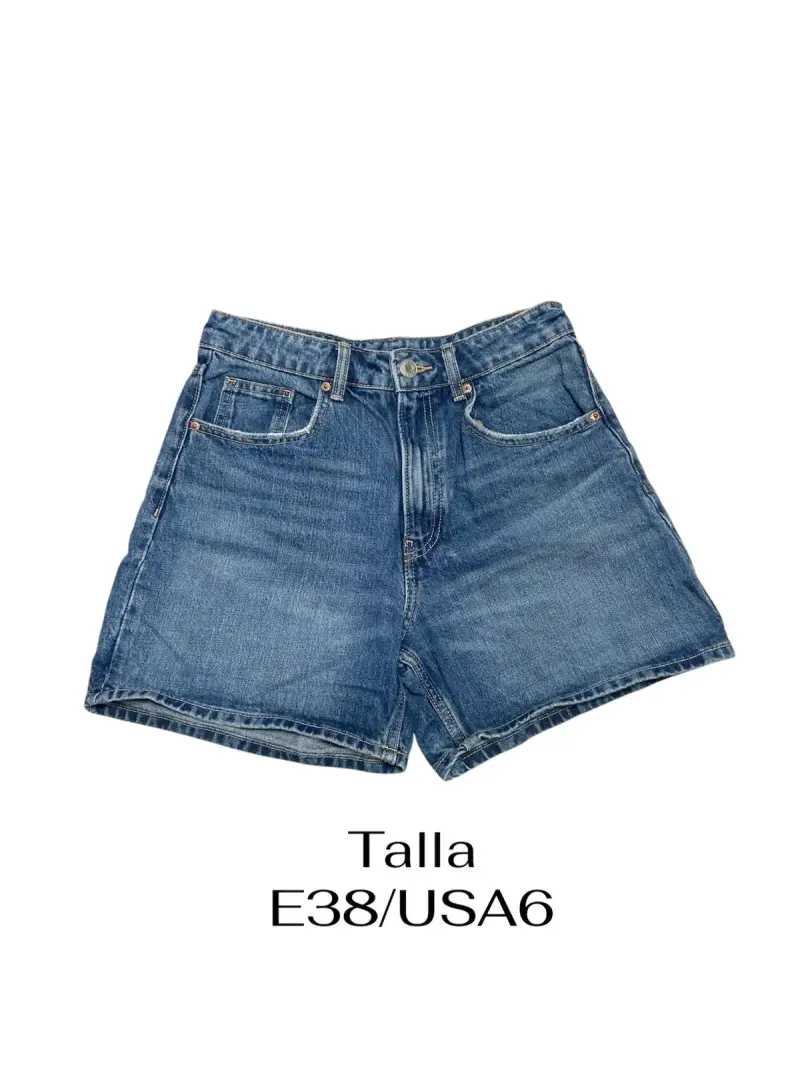 Shorts de mezclilla azul T38 - 1